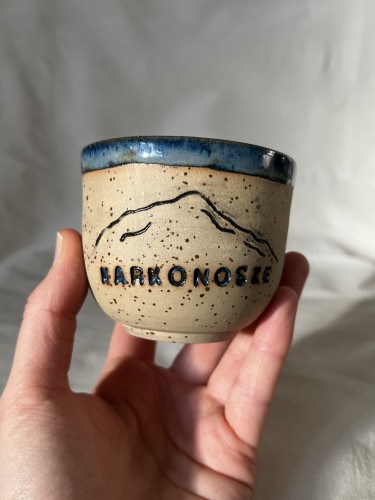 czarka ceramiczna z napisem Karkonosze